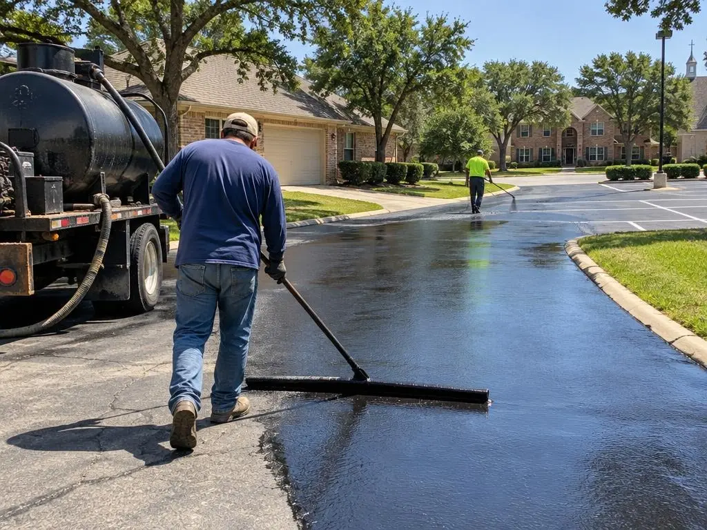 Asphalt Sealcoating in North Richland Hills, TX